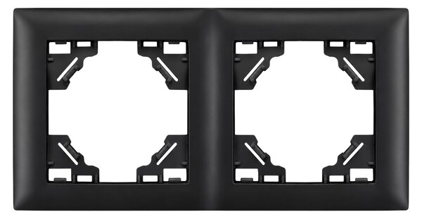 Dvostruki okvir za utičnice OSTE JNH014-2F Black