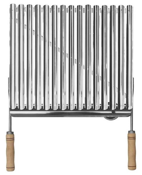 Inox rešetka 46x40 cm, s ručkama