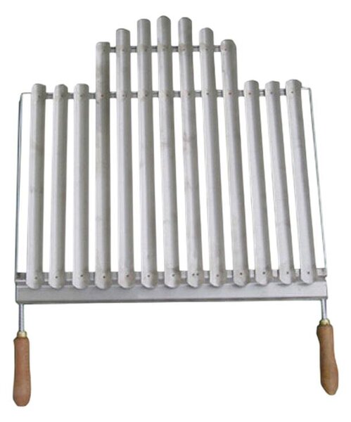 Rešetka inox mini 52x50 cm (266) za kamin Mini Lecca