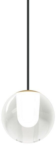 Wever & Ducré Lighting WEVER & DUCRÉ Oplia 1.0 LED viseća svjetiljka, krem, 2.700 K, Providna, Dnevni boravak/blagovaonica, Staklo