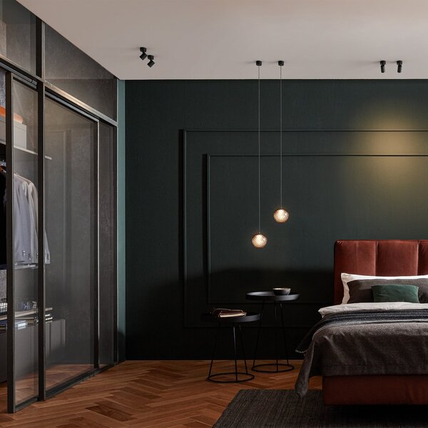 Wever & Ducré Lighting WEVER DUCRÉ LED stropni reflektor, Ceno, crni, 2.700 K, jednolampni, prigušiva, Crno, Dnevni boravak/blagovaonica, Aluminij