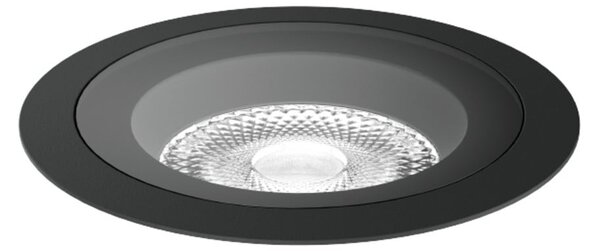 Wever & Ducré Lighting Ugradbena podna svjetiljka WEVER DUCRÉ LED, Blink trim 2.0, crna, Crno, Aluminij, Okrugla ugradna svjetla