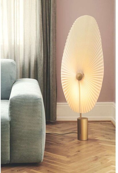 GEJST Liris Podna lampa Mesing - Gejst, prigušiva, Zlato / mjed, Dnevni boravak/blagovaonica, Metal