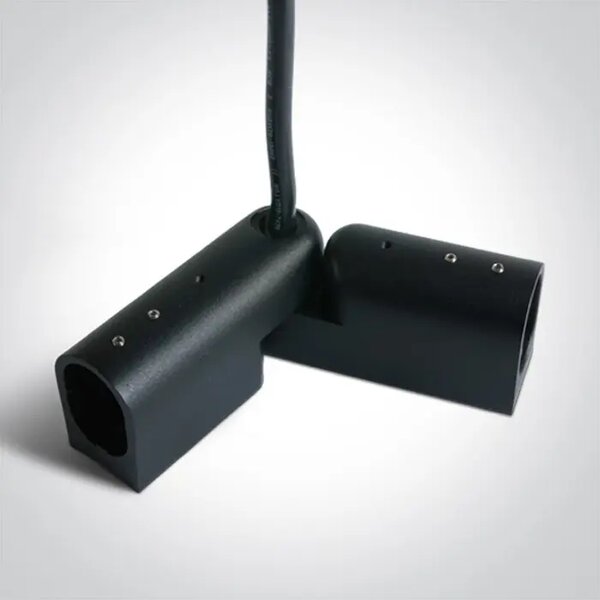 CRNI Plug & Play KABEL ZA NAPAJANJE I PRILAGODLJIV KUT ZA ŠINE ON/OFF / DALI DM42004PE/B