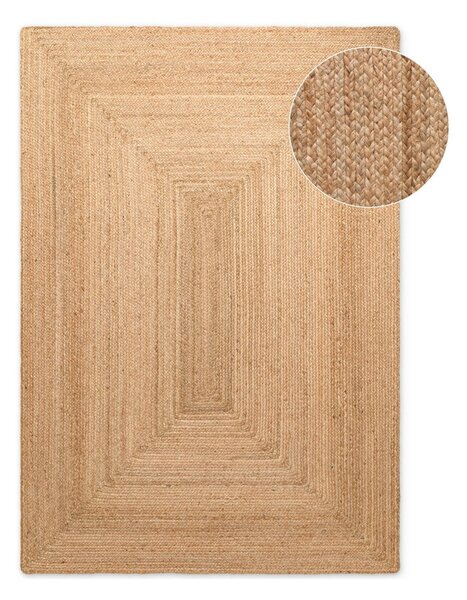 Obostrani/ručno rađen juten tepih u prirodnoj boji 80x150 cm Sharmila Natural Brown – Hanse Home