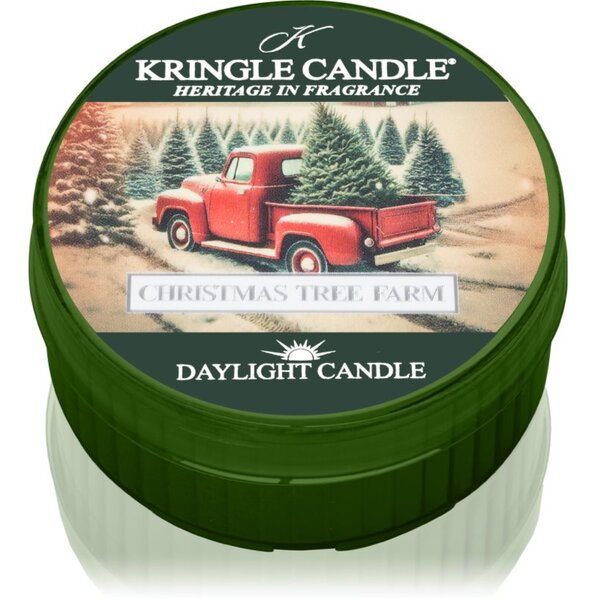 Kringle Candle Christmas Tree Farm Daylight Candle čajna svijeća 42 g