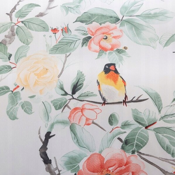 Posteljina od mikrovlakana ORANGE FLOWERS bijela Dimenzije posteljine: 2 kom 70 x 80 cm | 160 x 200 cm