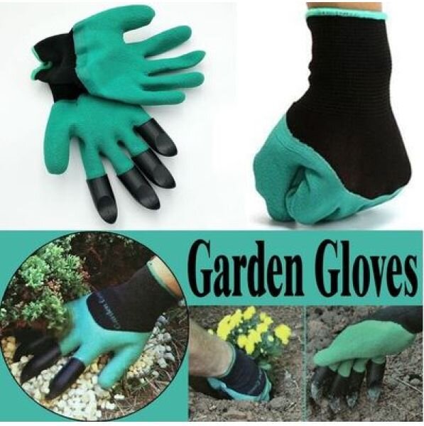Vrtlarske rukavice s 4 kandže za kopanje garden & greenhouse