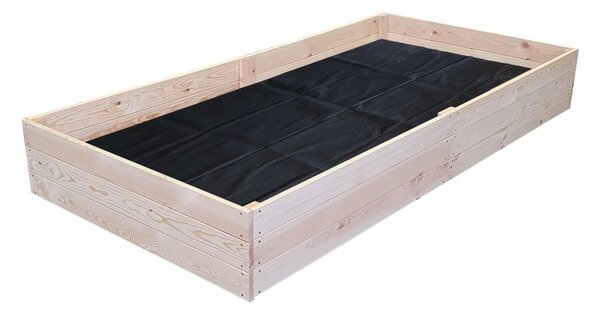 Visoka drvena gredica 200 x 80 x 27 cm