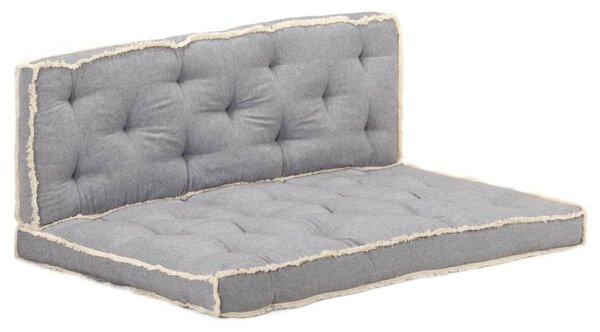 VidaXL 2-dijelni set jastuka za sofu od paleta antracit
