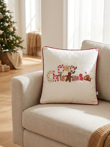 Sinsay - Jastučnica s božićnim motivom Merry Christmas