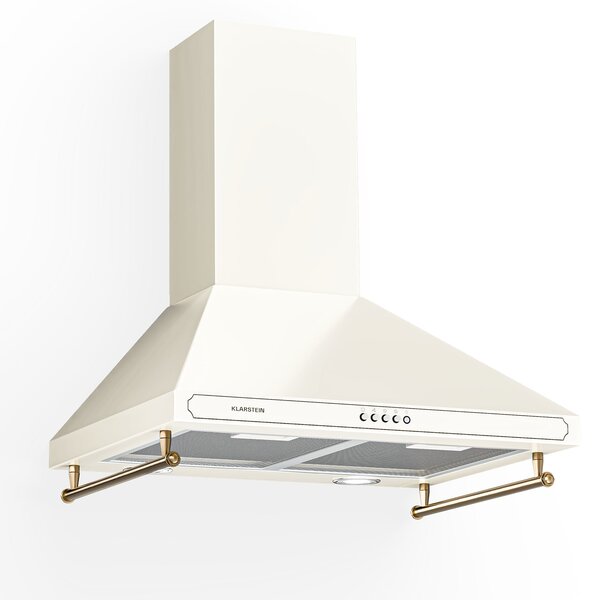 Klarstein Victoria, napa, 60 cm, retro dizajn, 630 m³ / h, 2 LED svjetla