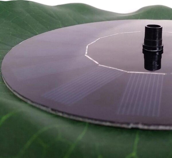 Solarni plutajući vrtni fontana na limu - pumpa za ribnjak