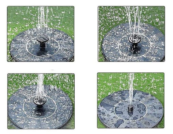 Solarna plutajuća vrtna fontana - pumpa za ribnjak