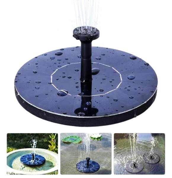 Solarna plutajuća vrtna fontana - pumpa za ribnjak