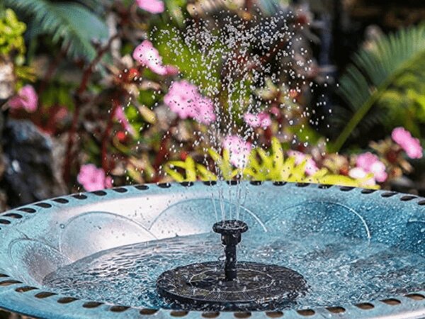 Solarna plutajuća vrtna fontana - pumpa za ribnjak