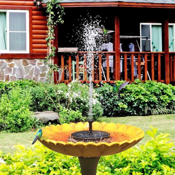 Solarna plutajuća vrtna fontana - pumpa za ribnjak