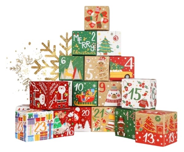 Adventski kalendar BOXMAS DIY, 24 kutijica