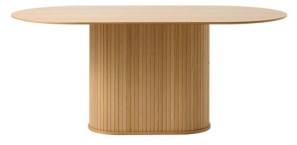 Blagovaonski stol s pločom stola u dekoru hrasta 95x180 cm Nola – Unique Furniture