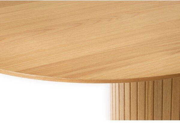 Blagovaonski stol s pločom stola u dekoru hrasta 95x180 cm Nola – Unique Furniture