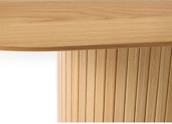 Blagovaonski stol s pločom stola u dekoru hrasta 95x180 cm Nola – Unique Furniture