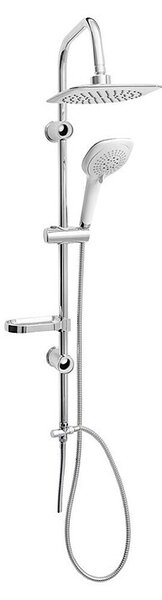 Sanotechnik Sustav tuš garniture (Srebrna, Visina: 98,5 cm)