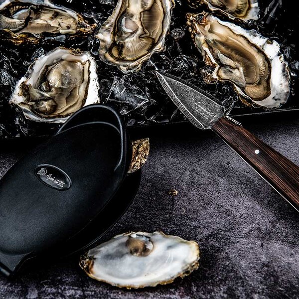 Laguiole LUXURY LINE Nož za kamenice s držačem - Wenge