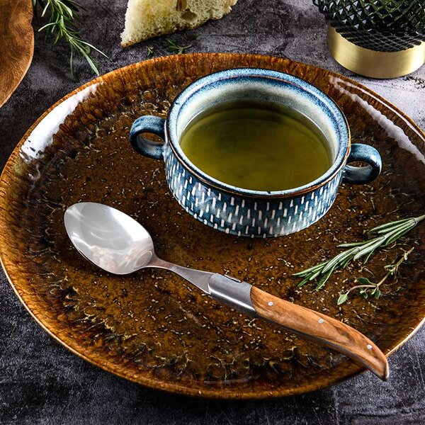 Laguiole LUXURY LINE Set žlica - Olive (6 komada)