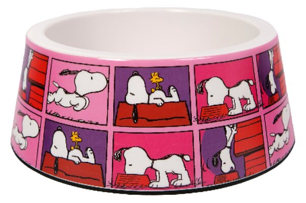 Snoopy Posuda melamin Film Color M roza