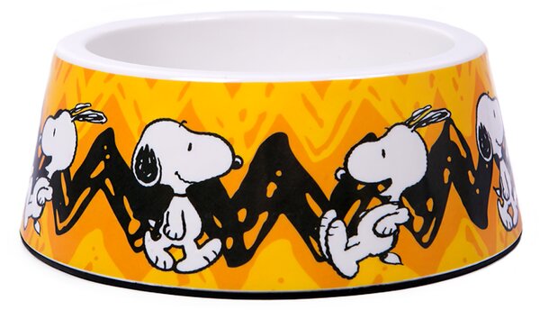 Snoopy Posuda melamin Charlie Brown XL žuta