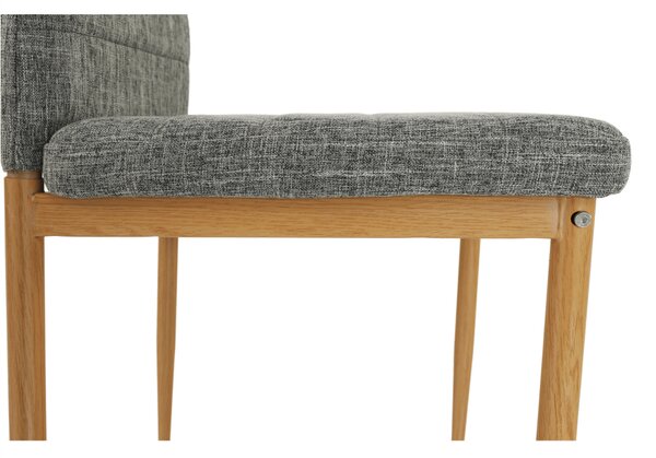 Zondo.hr Blagovaonska stolica Collort nova (svjetlosiva + bukva) . 744541