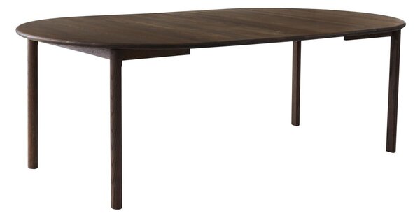 Smeđi okrugao proširiv blagovaonski stol od punog hrasta ø 120 cm Noor – Hammel Furniture