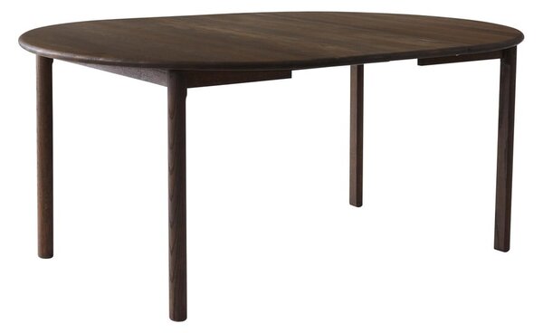 Smeđi okrugao proširiv blagovaonski stol od punog hrasta ø 120 cm Noor – Hammel Furniture