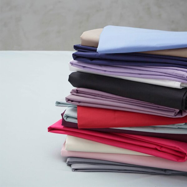 Krem plahta od perkala 180x260 cm Easy Iron Percale – Catherine Lansfield