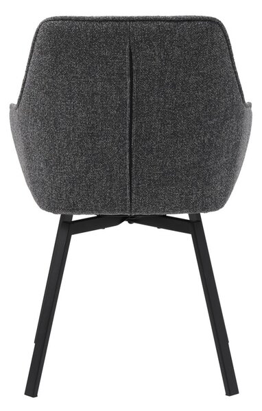 Siva blagovaonska stolica Alma – Unique Furniture