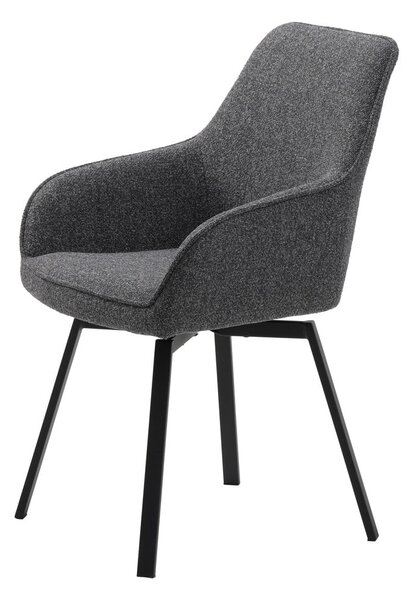 Siva blagovaonska stolica Alma – Unique Furniture