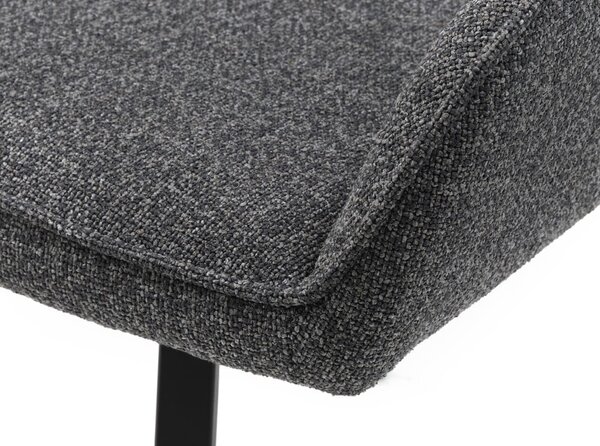 Siva blagovaonska stolica Alma – Unique Furniture
