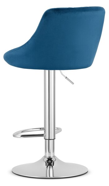 Plava barska stolica KAST VELVET