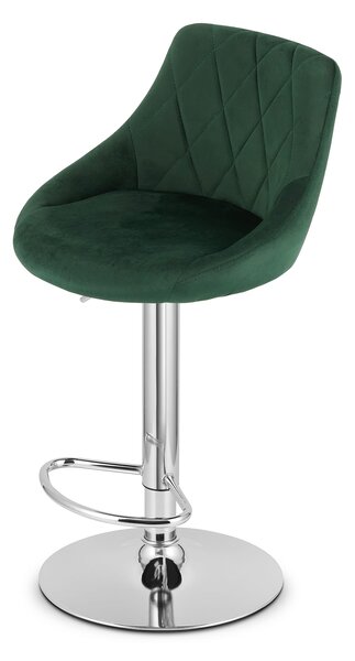 Zelena barska stolica KAST VELVET
