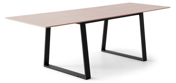 Proširiv blagovaonski stol s pločom stola u dekoru hrasta u prirodnoj boji 100x210 cm Meza – Hammel Furniture