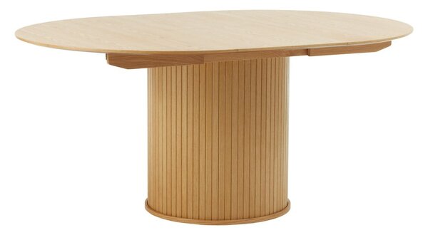 Okrugli proširiv blagovaonski stol u dekoru hrasta ø 120 cm Nola – Unique Furniture