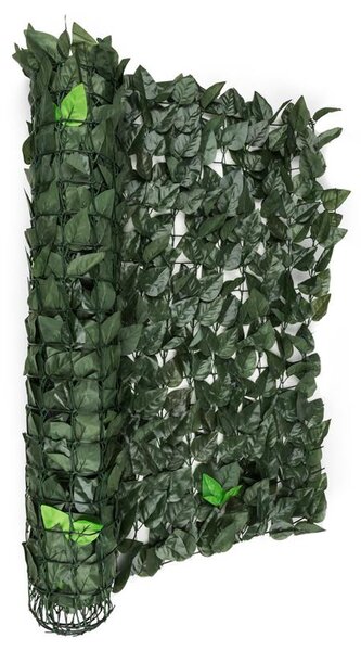 Blumfeldt FENCY BRIGHT Leaf, tamnozelena, zaštitna ograda, privatnost i zaštita od vjetra, 300 x 150 cm