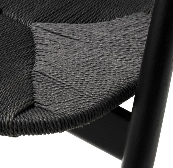 Crna blagovaonska stolica Relate – Unique Furniture