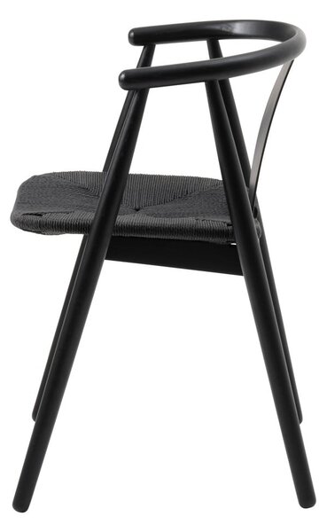 Crna blagovaonska stolica Relate – Unique Furniture
