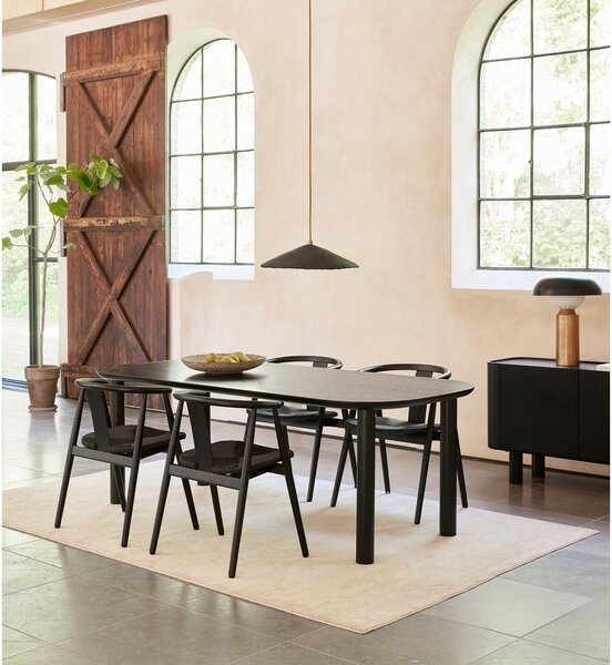 Crna blagovaonska stolica Relate – Unique Furniture