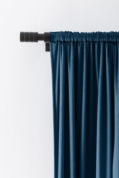 Zamračujuća zavjesa DREAM VELVET 140x250 cm, petrol plava Sistem za vješanje: Metalni prstenovi