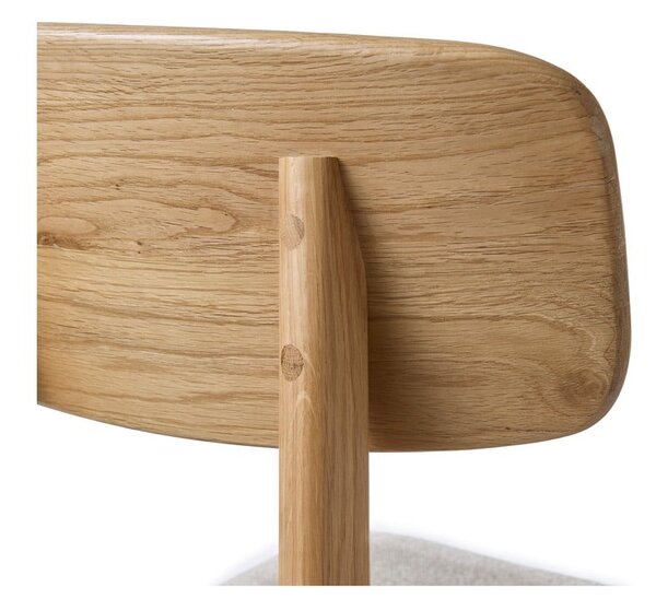 Bež/u prirodnoj boji blagovaonska stolica Livo – Unique Furniture