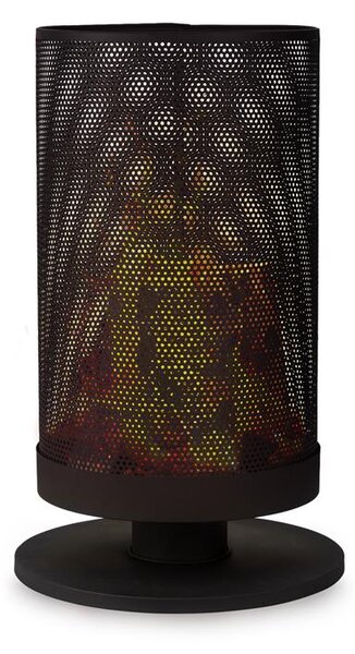 Blumfeldt Ithaka, spremnik za vatru, čelična košara za vatru, stabilno pozicioniranje, crna boja