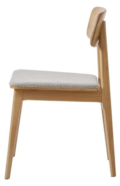 Bež/u prirodnoj boji blagovaonska stolica Livo – Unique Furniture