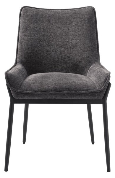 Tamno siva blagovaonska stolica Calgary – Unique Furniture